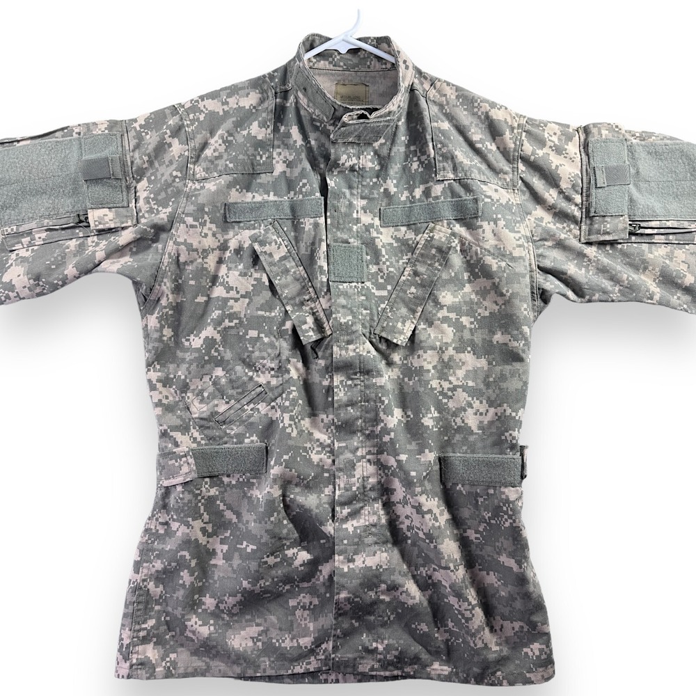 Military Aircrew Combat Coat Medium Long Green Camo Jacket SPM1C1-09-D-004